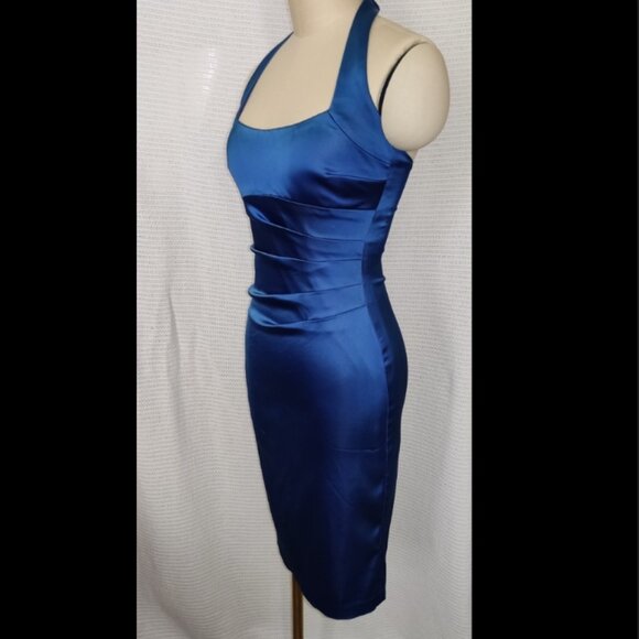 Cache Blue Halter Dress - Picture 5 of 16